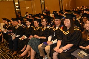 Aventis Graduation Ceremony. Aventis supports mid-career professionals
